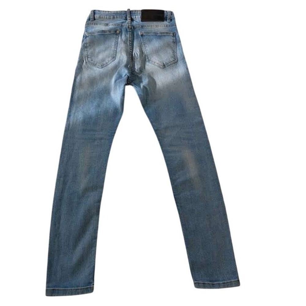 Zara Vintage Fade‎ Slim Straight Jeans Mens 26x27 Distressed Denim